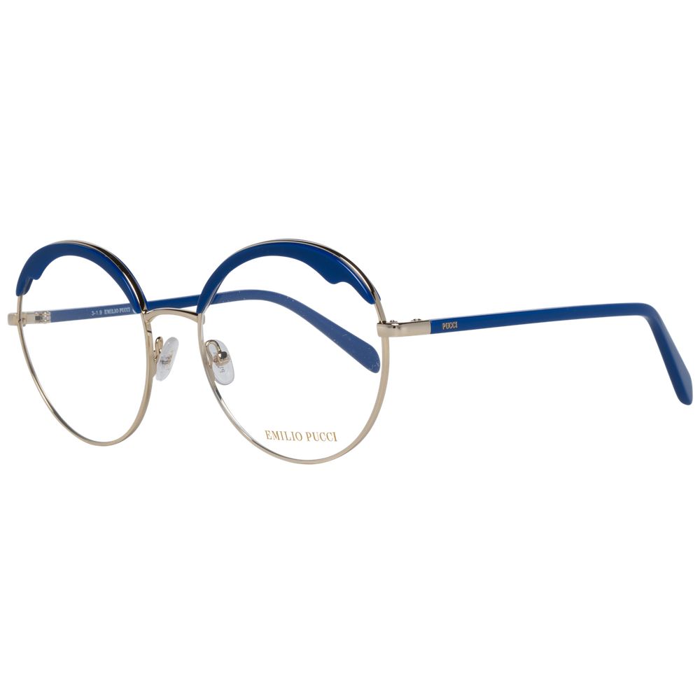 Emilio Pucci Blue Metal & Plastic Glasses (Frames) - Luxe Marca