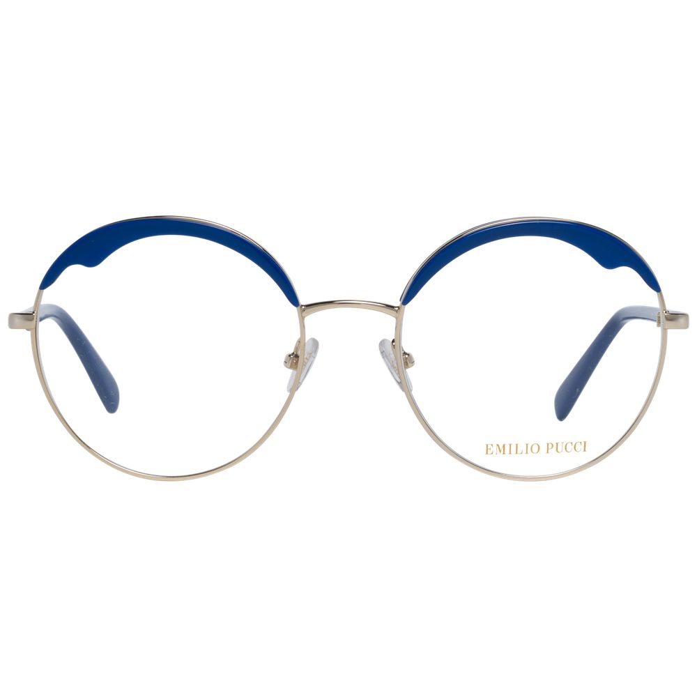 Emilio Pucci Blue Metal & Plastic Glasses (Frames) - Luxe Marca