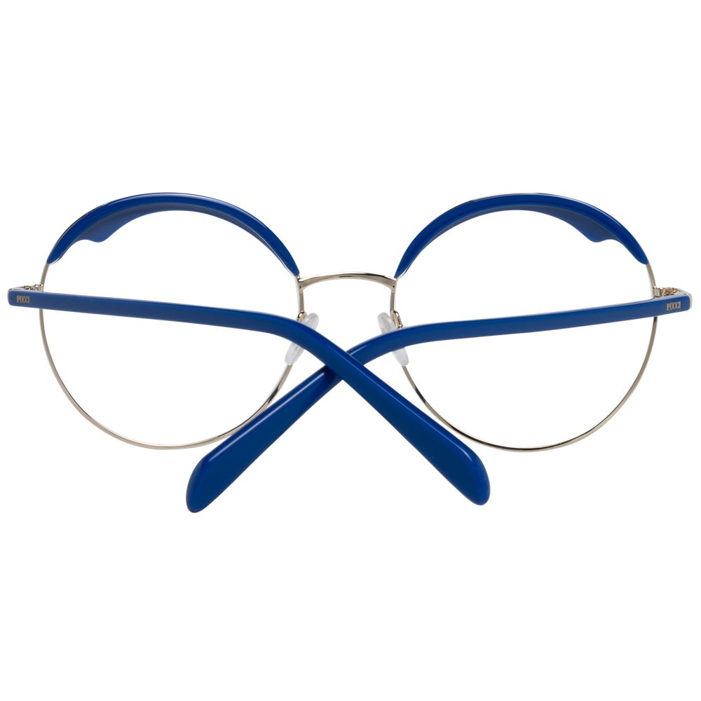 Emilio Pucci Blue Metal & Plastic Glasses (Frames) - Luxe Marca