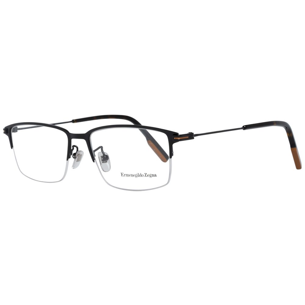 Ermenegildo Zegna Black Metal Glasses (Frames) - Luxe Marca