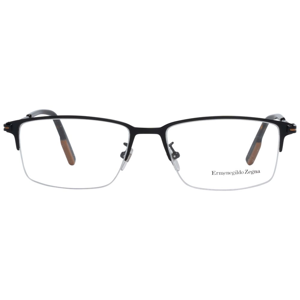 Ermenegildo Zegna Black Metal Glasses (Frames) - Luxe Marca