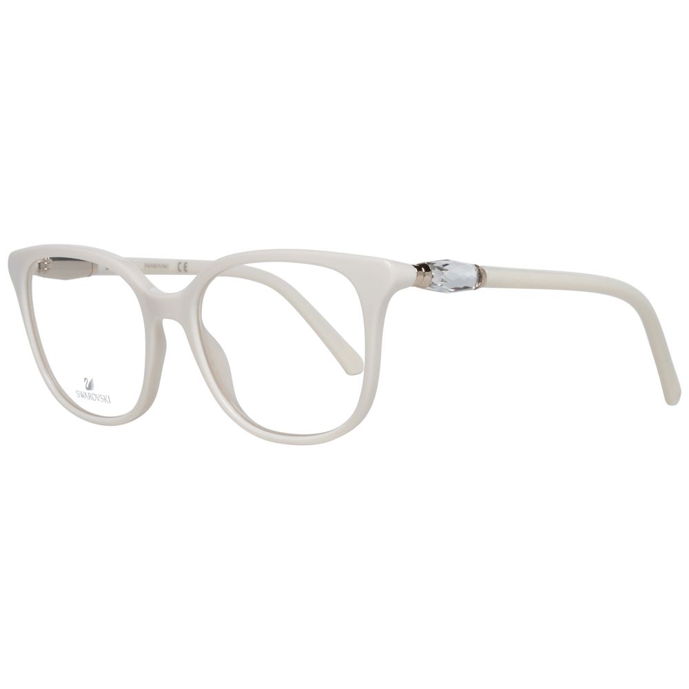 Swarovski White Plastic Glasses (Frames) - Luxe Marca