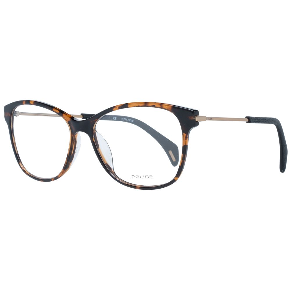 Police Brown Plastic Glasses (Frames) - Luxe Marca