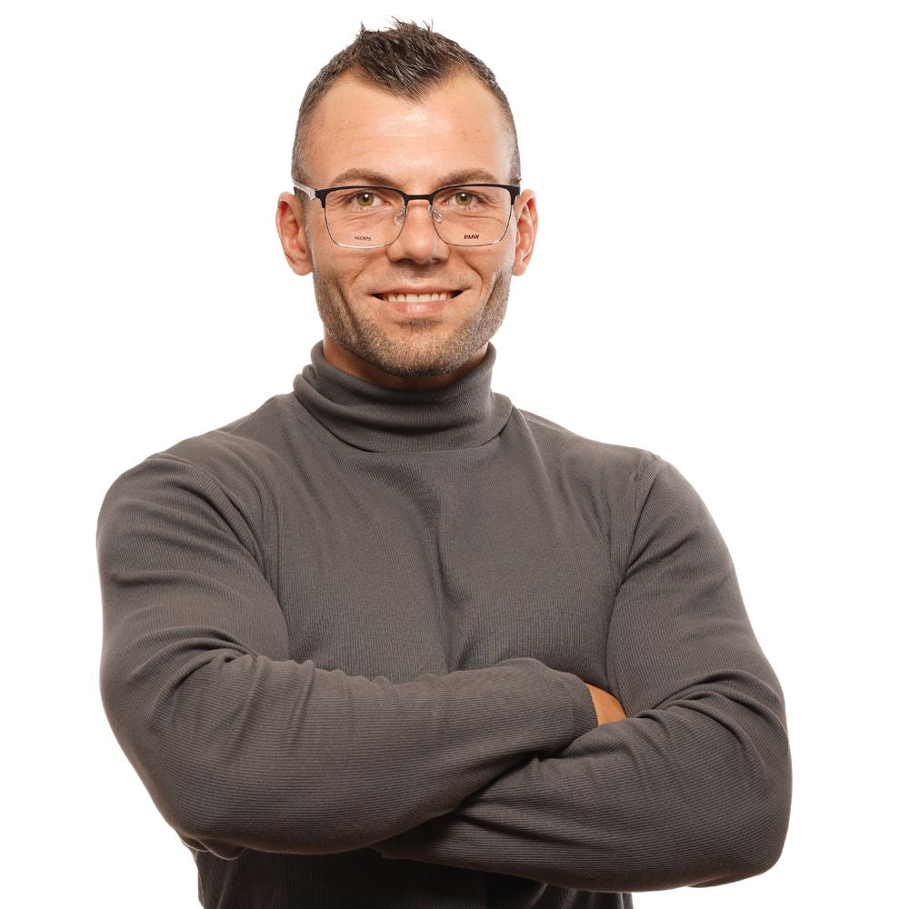 إطارات نظارات بي إم دبليو سوداء للرجال