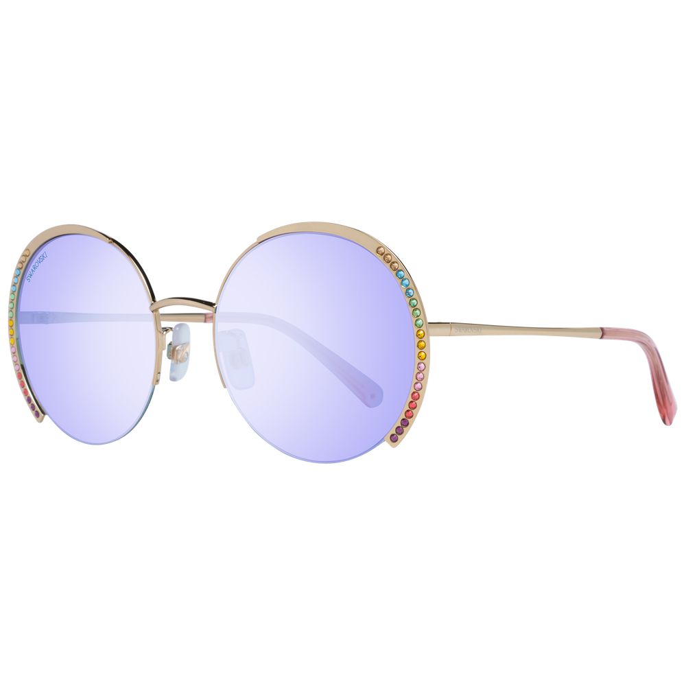 Swarovski Gold Metal Sunglasses - Luxe Marca