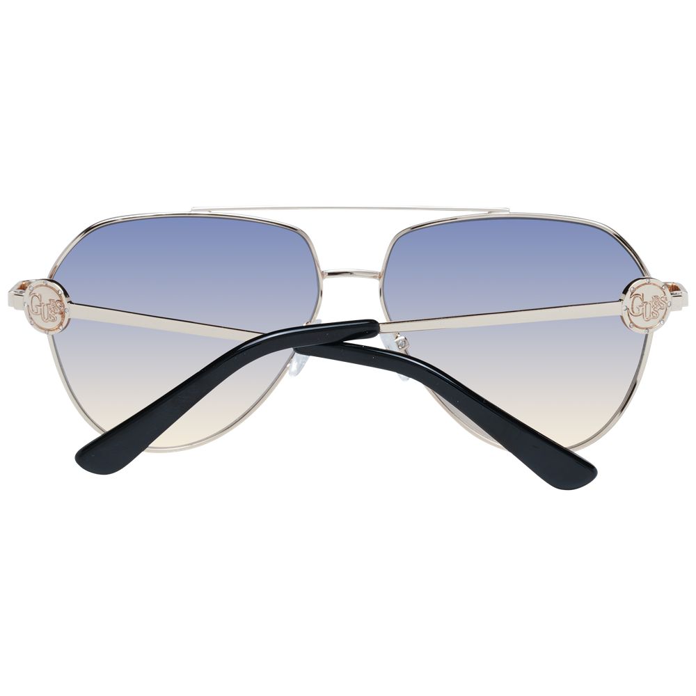 نظارات شمسية نسائية من Guess باللون الذهبي