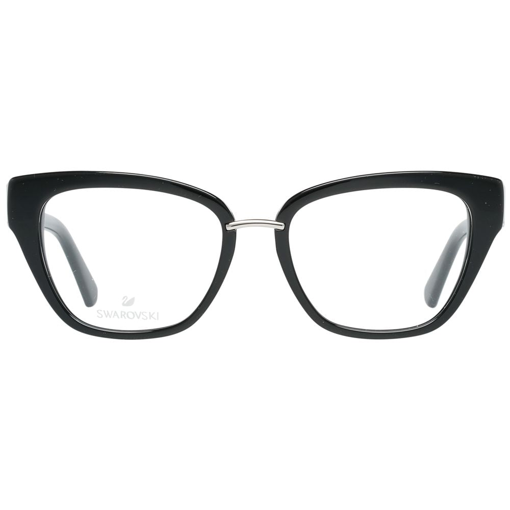 إطار نظارات نسائية أسود من سواروفسكي