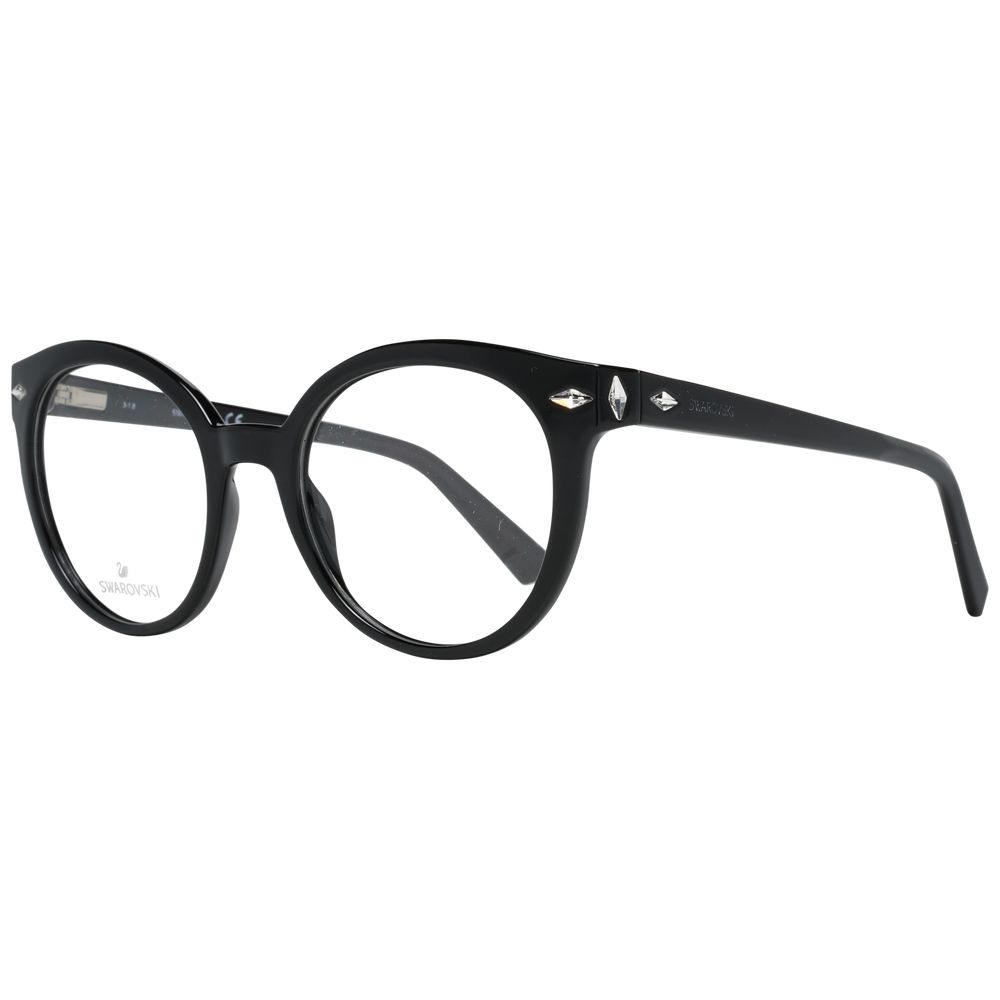 Swarovski Black Plastic Glasses (Frames) - Luxe Marca