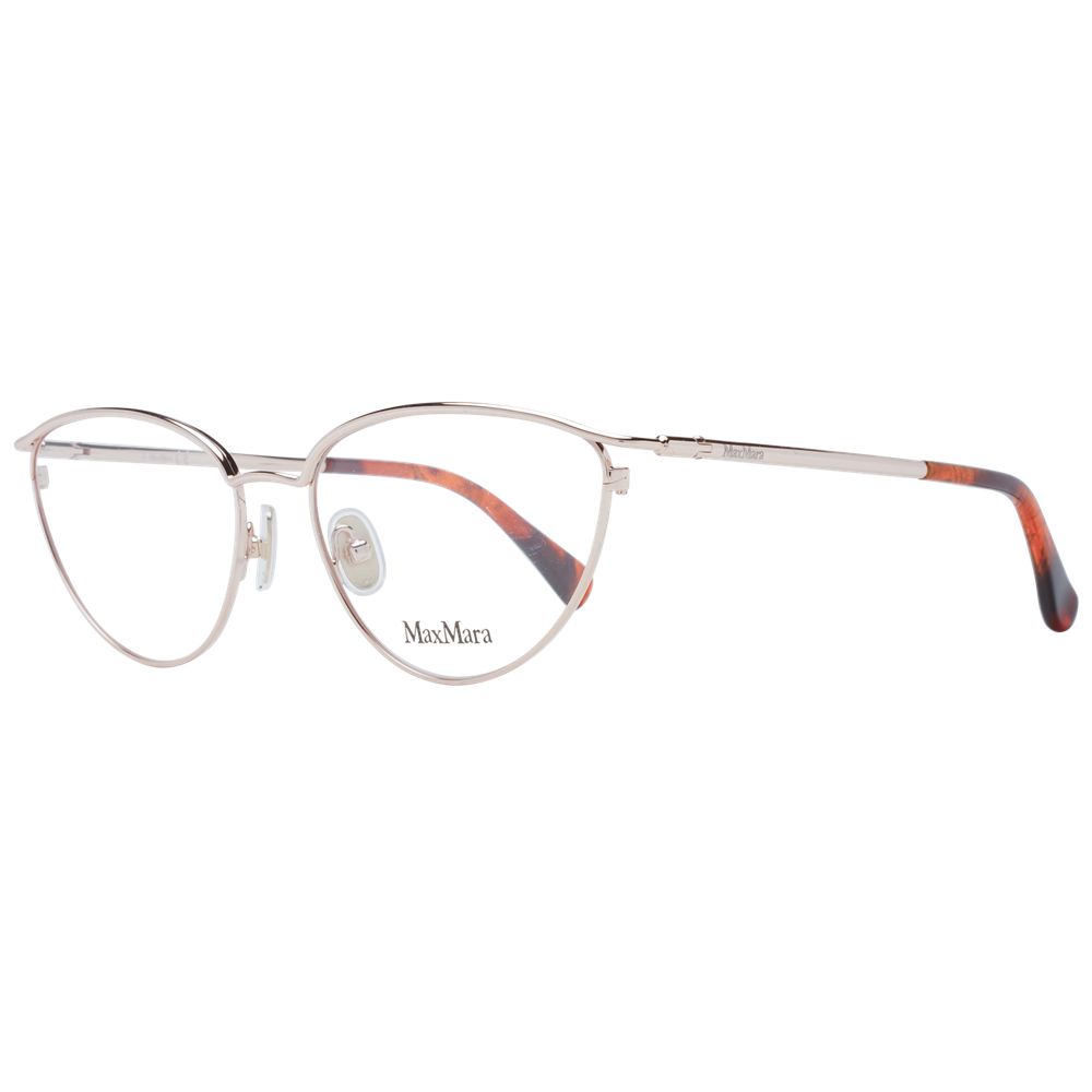 Max Mara Rose Gold Metal Glasses (Frames) - Luxe Marca