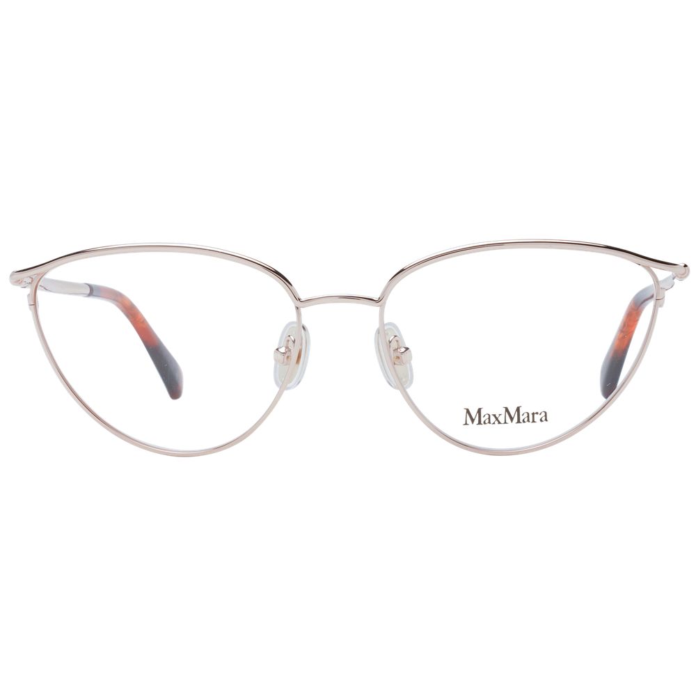 Max Mara Rose Gold Metal Glasses (Frames) - Luxe Marca