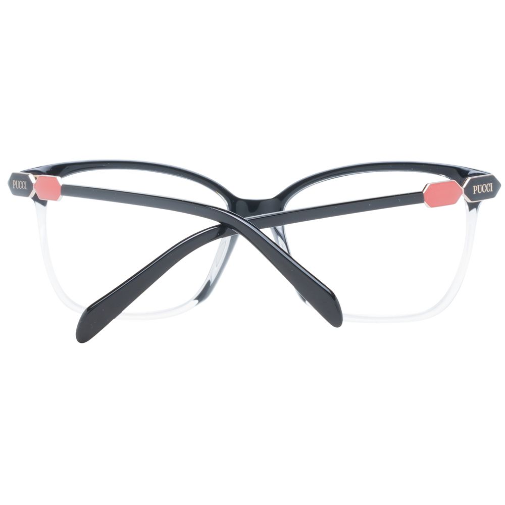 Emilio Pucci Black Plastic Glasses (Frames) - Luxe Marca