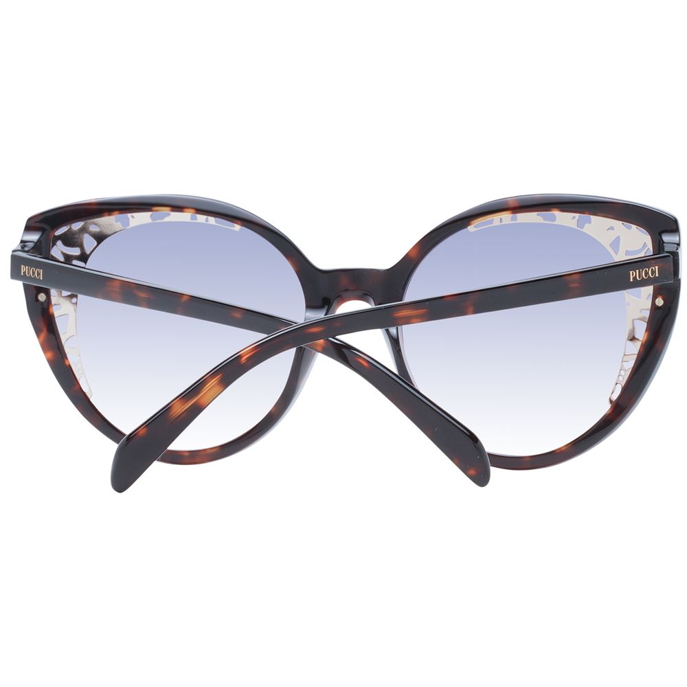 Emilio Pucci Brown Plastic Sunglasses - Luxe Marca