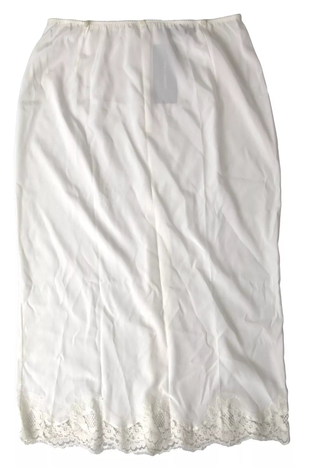 ملابس داخلية بيضاء من دولتشي آند غابانا نصف انزلاقية