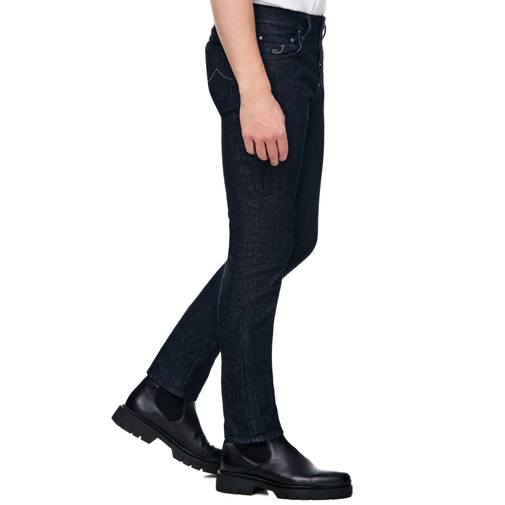 Jacob Cohen Blue Cotton Men's Jean