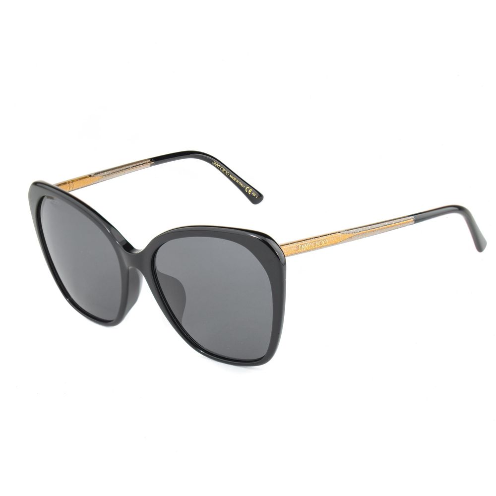 Jimmy Choo Black Metal Sunglasses - Luxe Marca