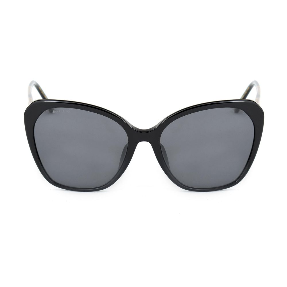 Jimmy Choo Black Metal Sunglasses - Luxe Marca