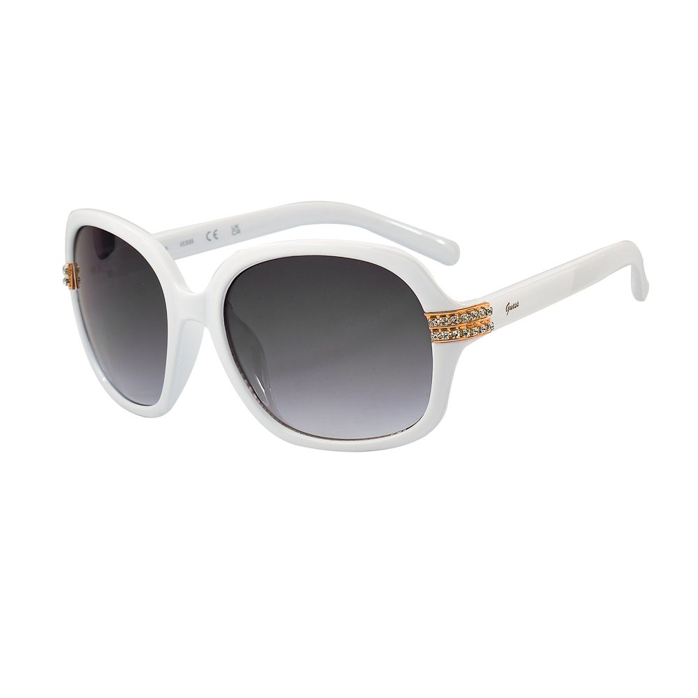 نظارات شمسية من الراتنج الأبيض من Guess
