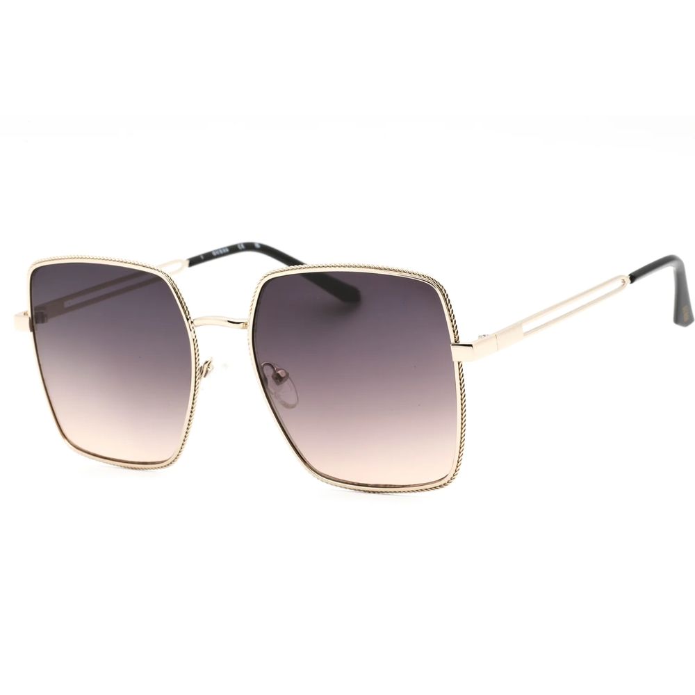 نظارات شمسية من Guess باللون الذهبي المعدني
