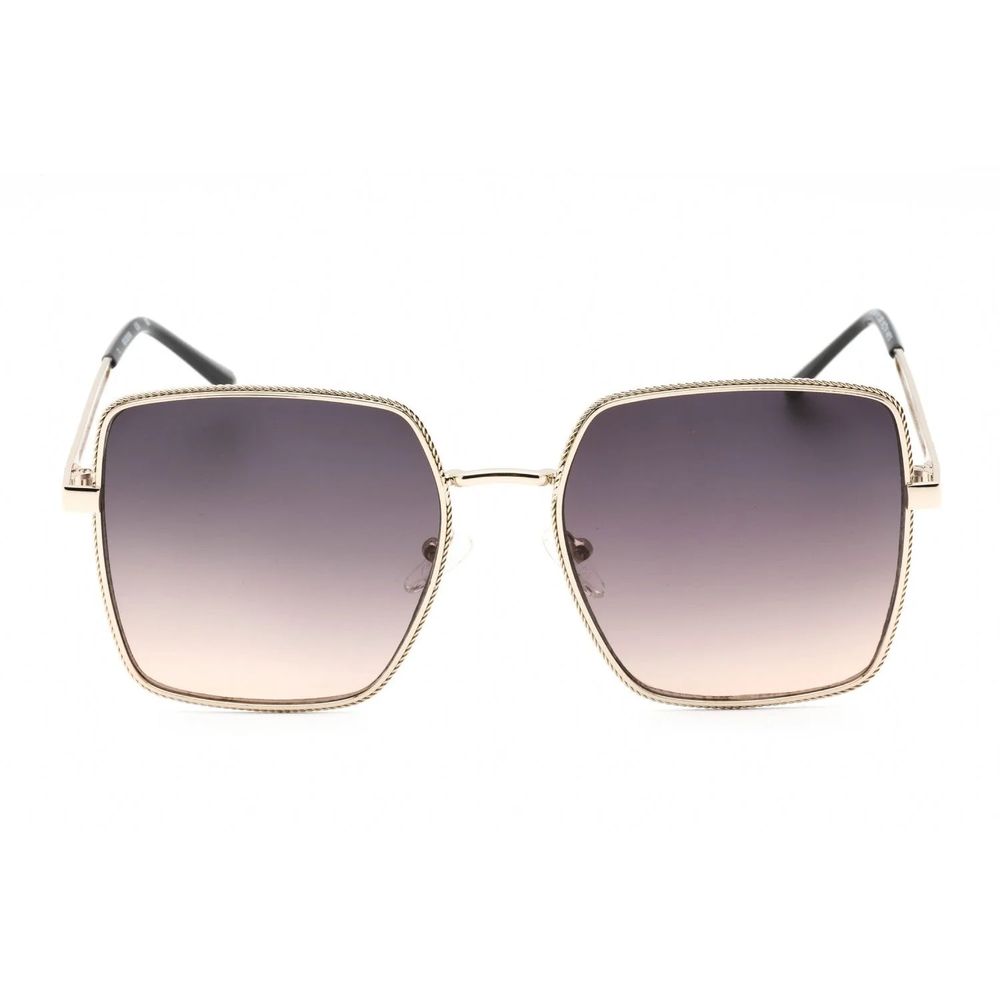 نظارات شمسية من Guess باللون الذهبي المعدني