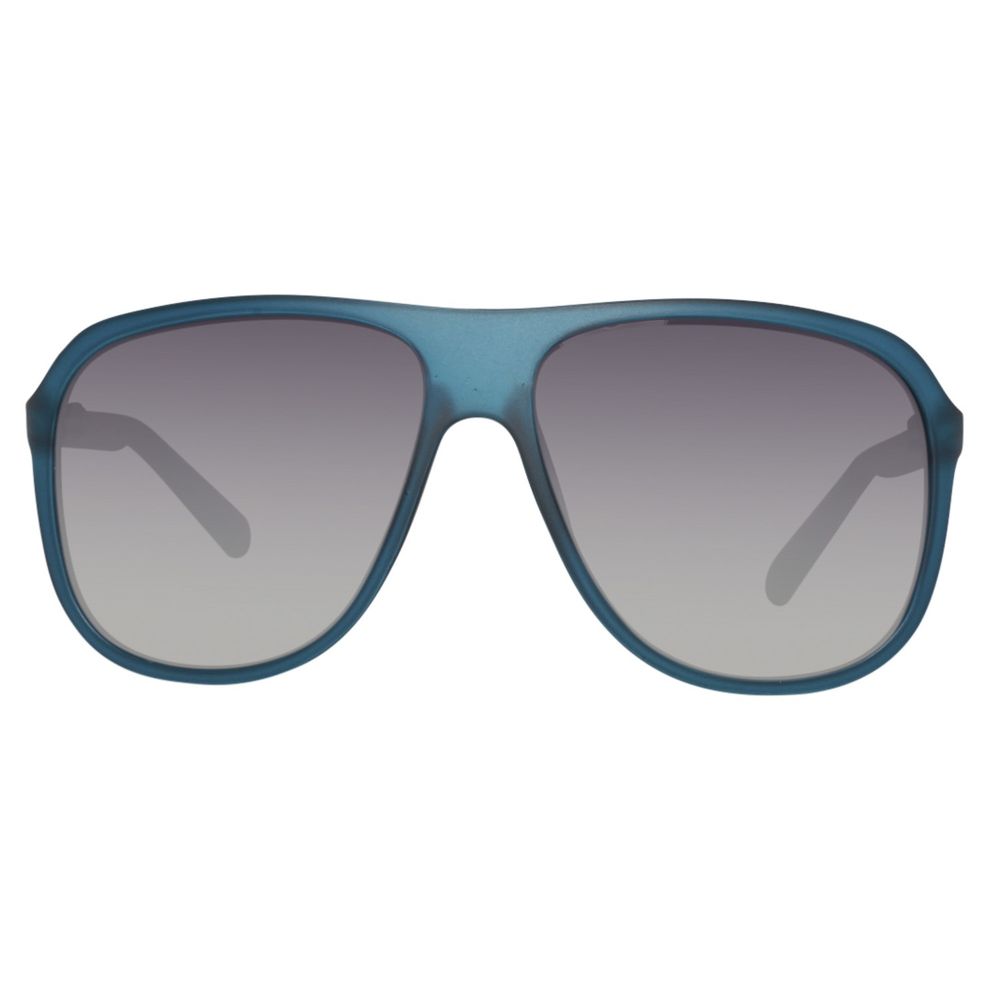 نظارات شمسية بلاستيكية زرقاء من Guess