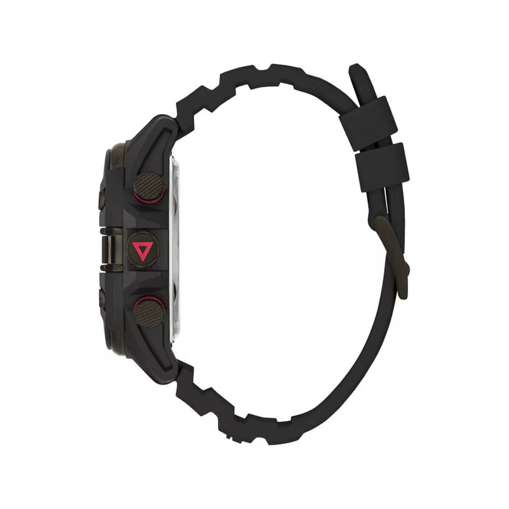Guess Black Resin Sport Watch - Luxe Marca