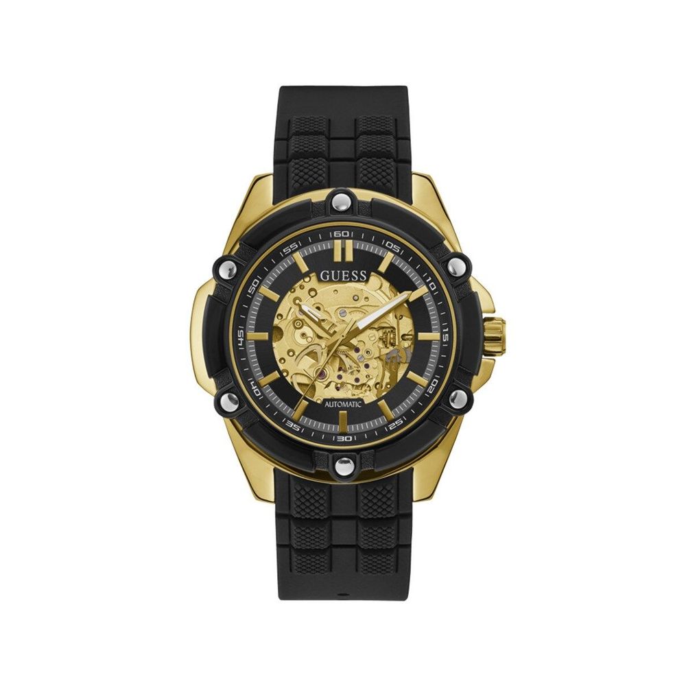 Guess Black Resin Dress Watch - Luxe Marca