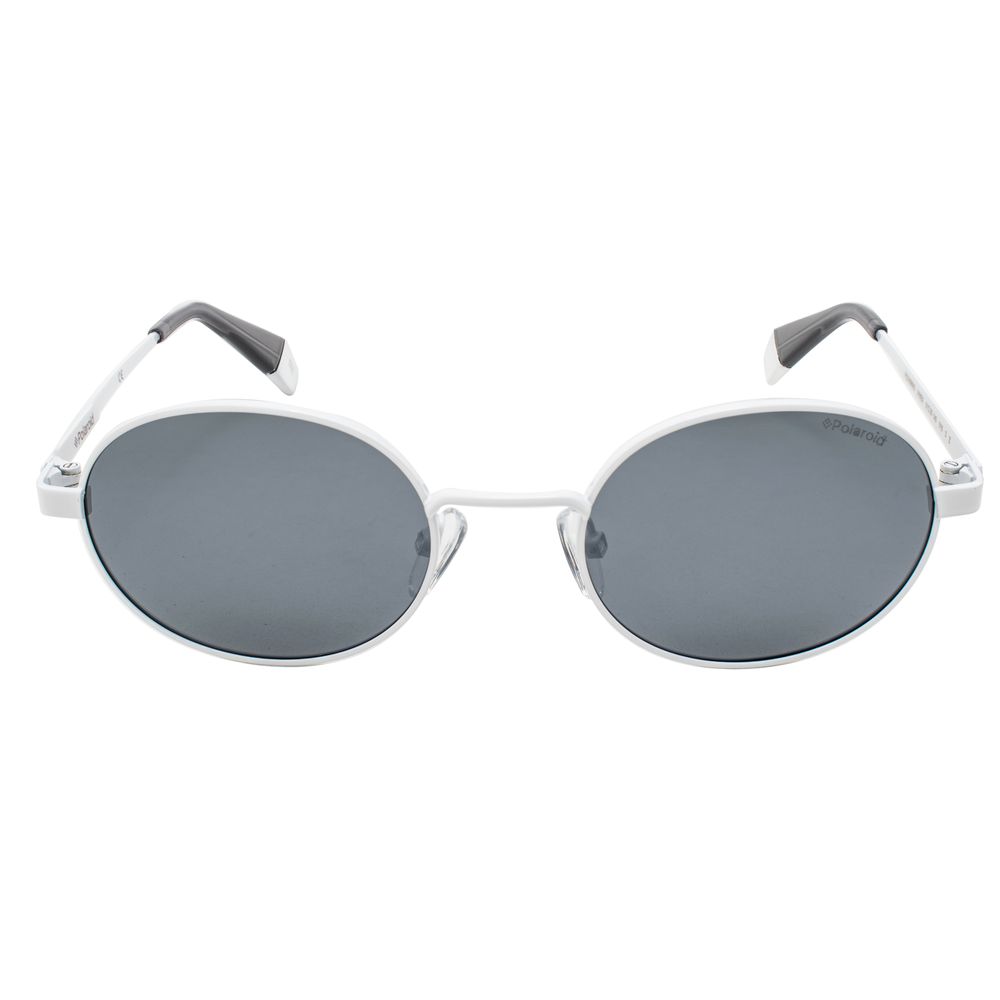 Polaroid White Metal Sunglasses - Luxe Marca