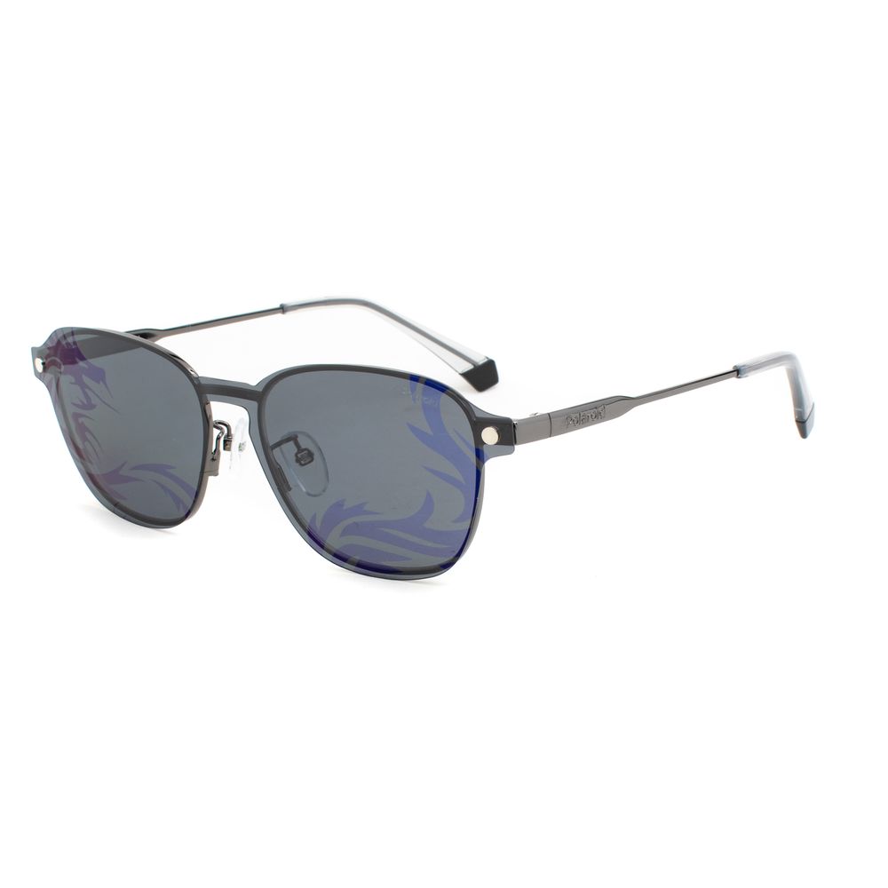 Polaroid Silver Metal Sunglasses - Luxe Marca