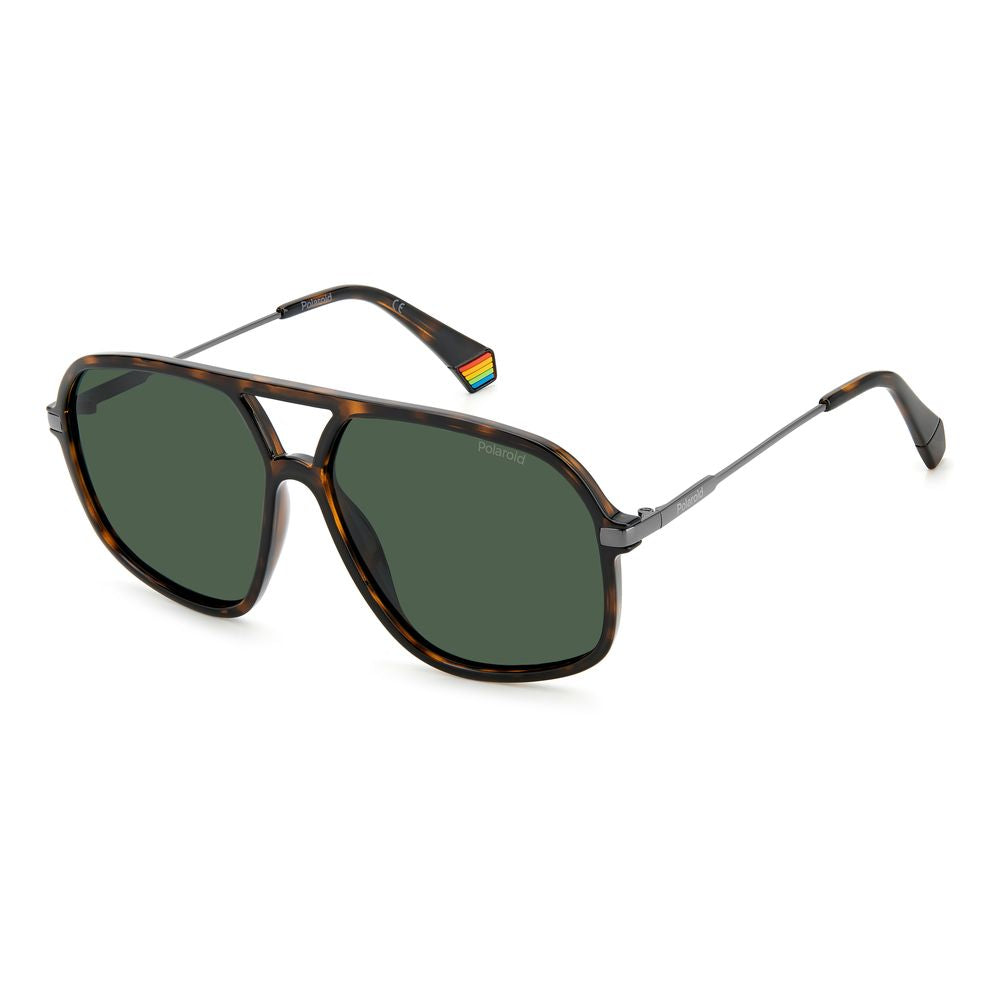 Polaroid Brown Plastic Sunglasses - Luxe Marca