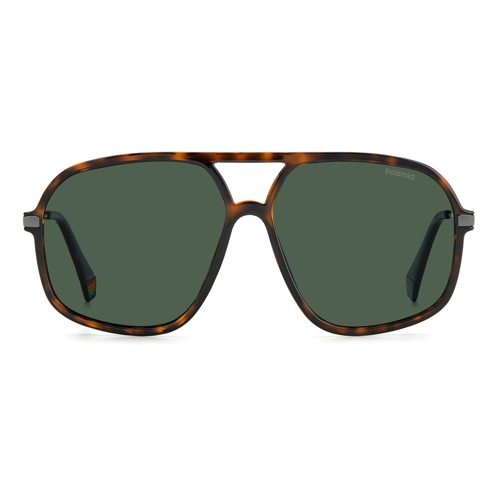 Polaroid Brown Plastic Sunglasses - Luxe Marca