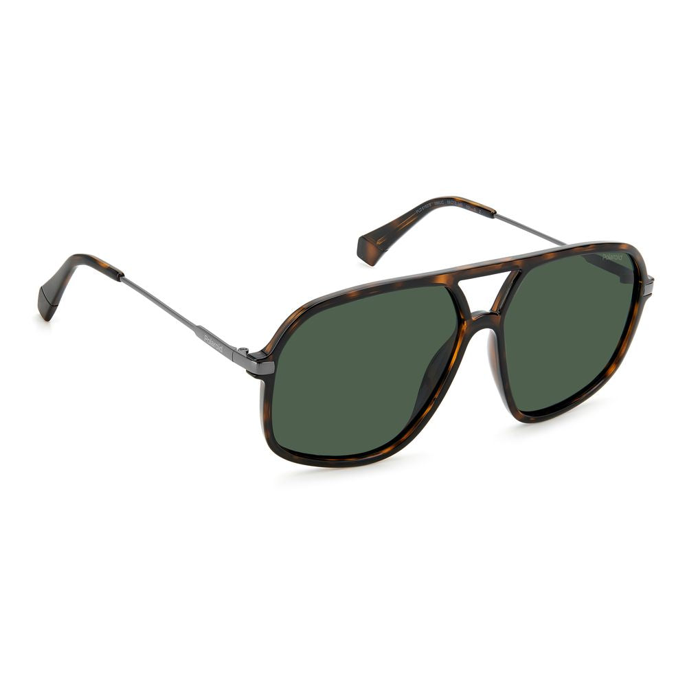 Polaroid Brown Plastic Sunglasses - Luxe Marca