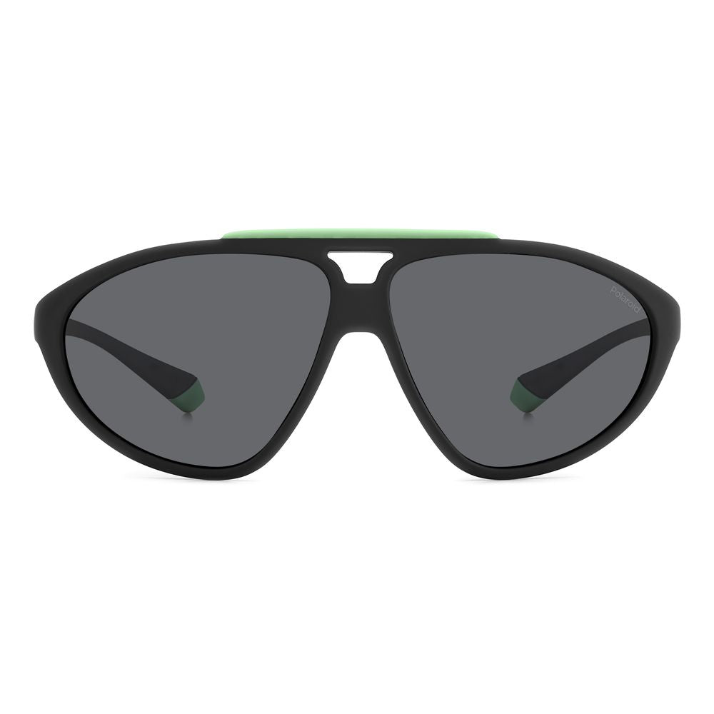 Polaroid Black Rubber Sunglasses - Luxe Marca