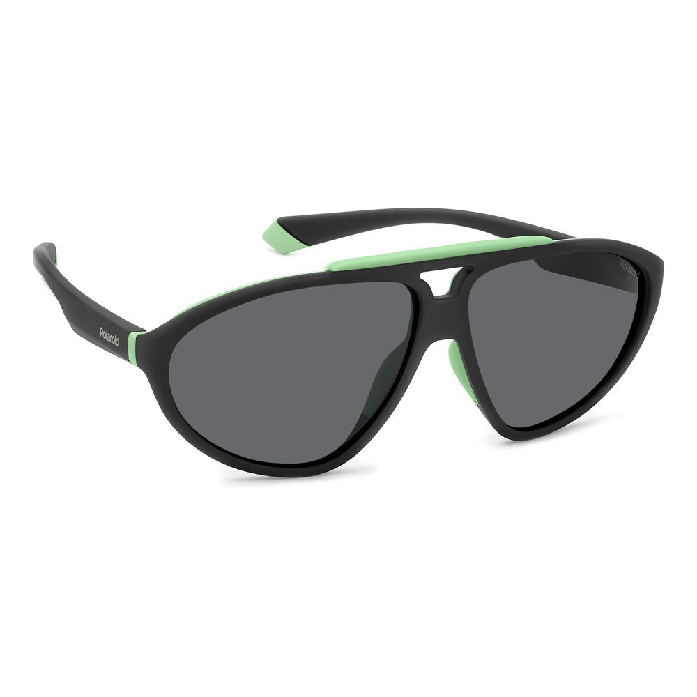 Polaroid Black Rubber Sunglasses - Luxe Marca