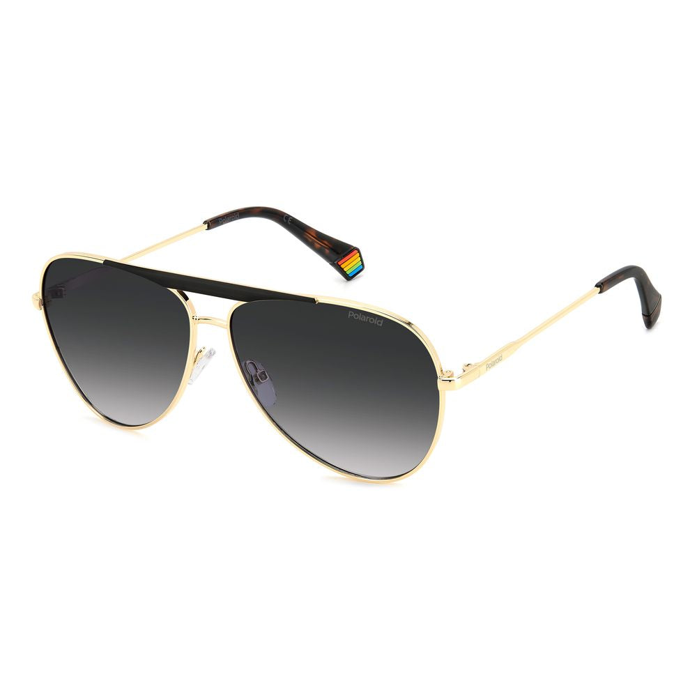 Polaroid Black Metal Sunglasses - Luxe Marca
