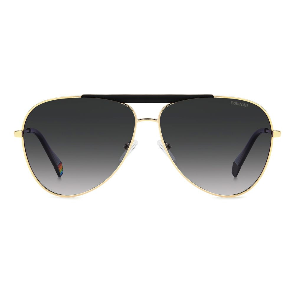 Polaroid Black Metal Sunglasses - Luxe Marca