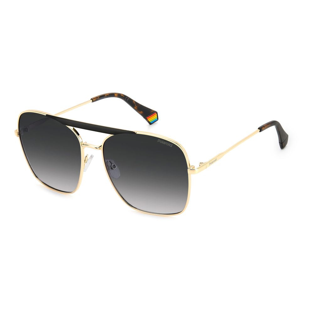 Polaroid Black Metal Sunglasses - Luxe Marca