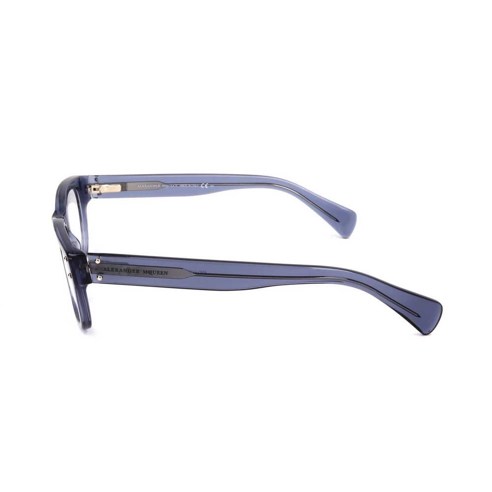 Alexander McQueen Blue Acetate Glasses (Frames) - Luxe Marca