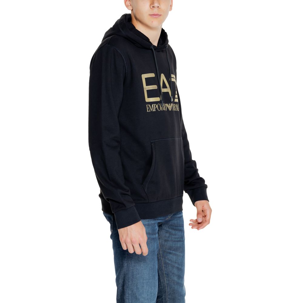 EA7 Emporio Armani هودي قطني أسود