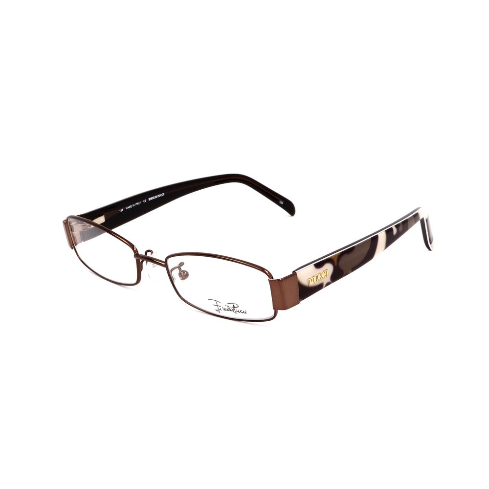 Emilio Pucci Brown Metal Glasses (Frames) - Luxe Marca