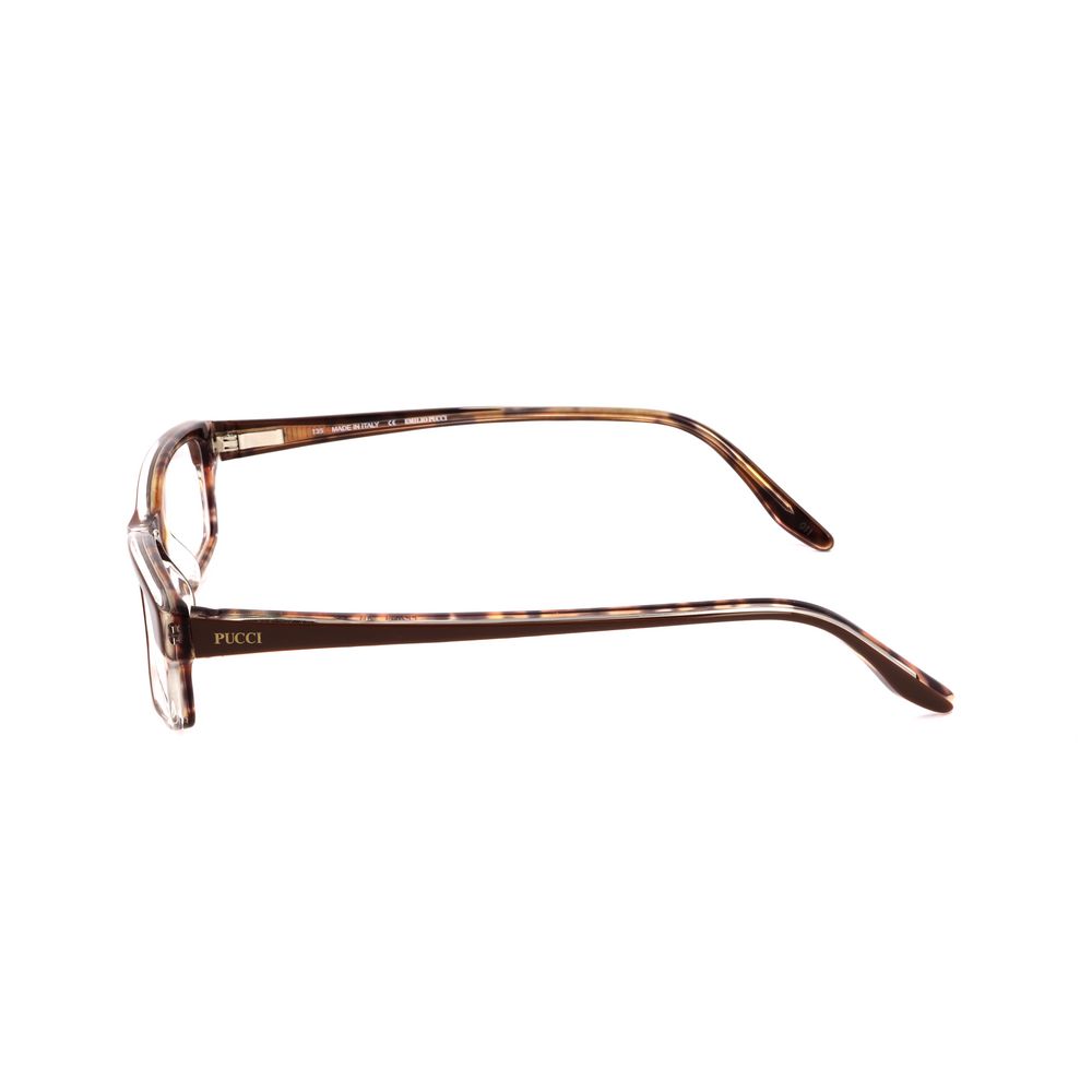 Emilio Pucci Brown Plastic Glasses (Frames) - Luxe Marca