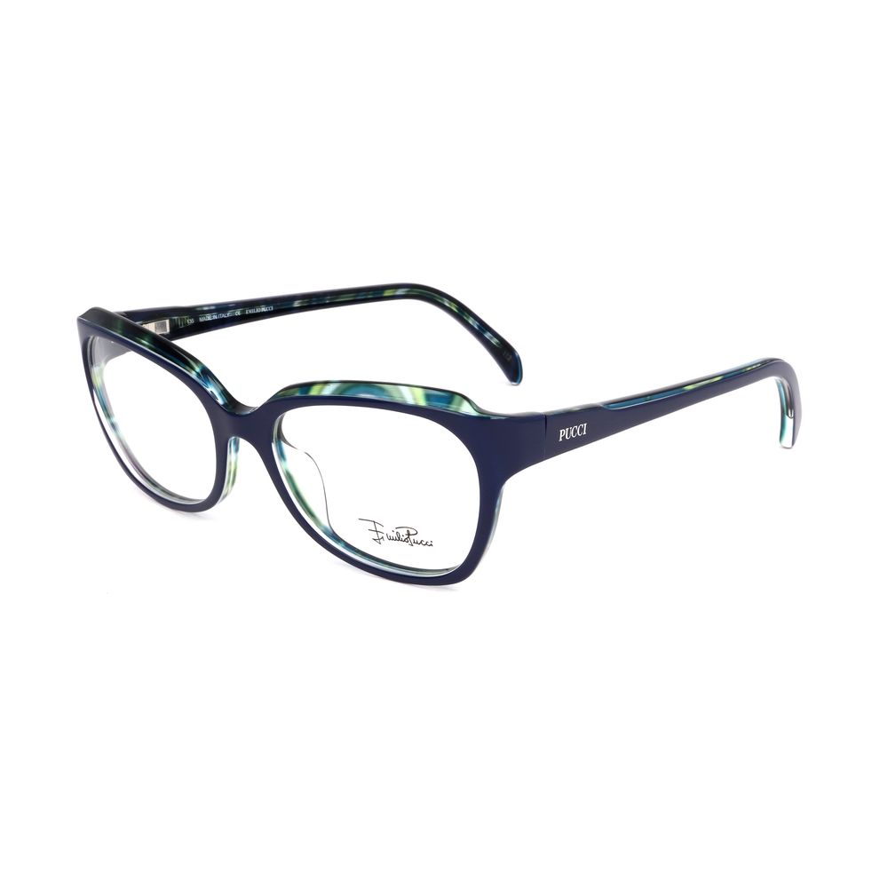 Emilio Pucci Blue Plastic Glasses (Frames) - Luxe Marca