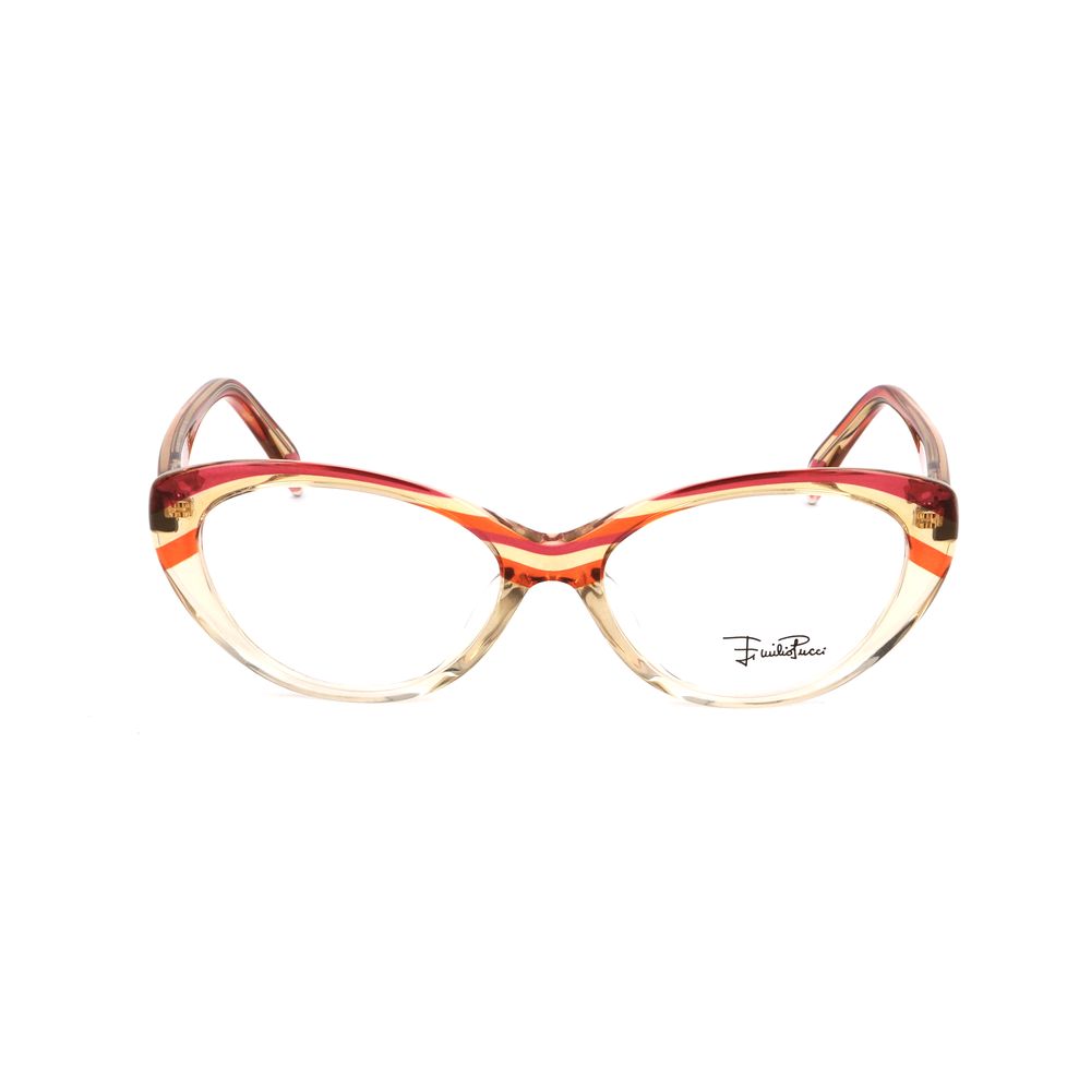 Emilio Pucci Multicolor Plastic Glasses (Frames) - Luxe Marca