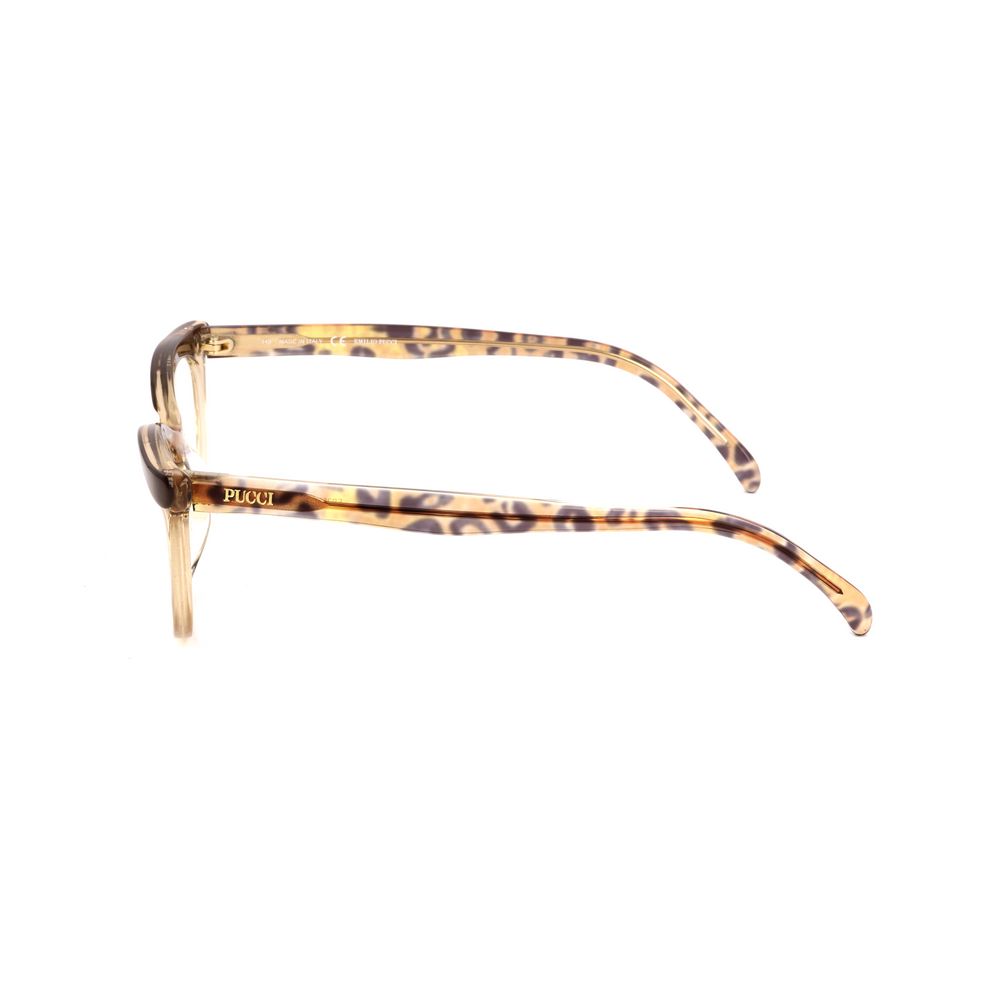 Emilio Pucci Brown Plastic Glasses (Frames) - Luxe Marca