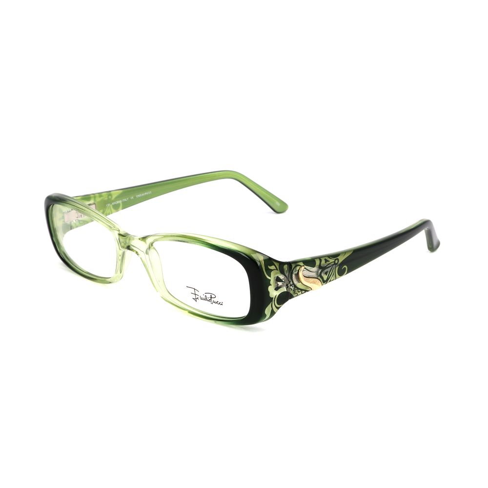Emilio Pucci Green Plastic Glasses (Frames) - Luxe Marca