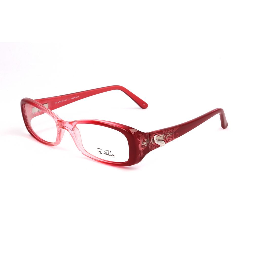 Emilio Pucci Red Plastic Glasses (Frames) - Luxe Marca
