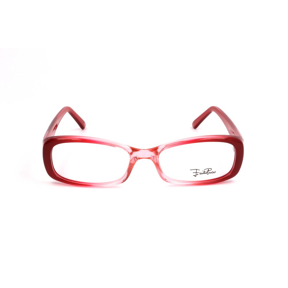 Emilio Pucci Red Plastic Glasses (Frames) - Luxe Marca