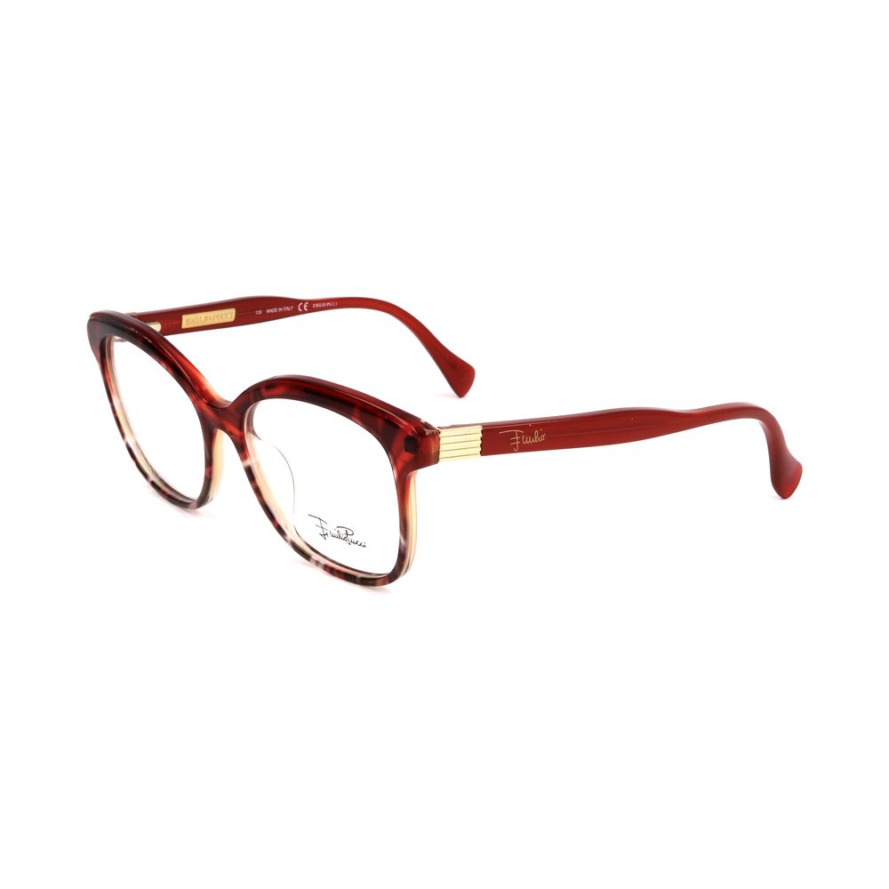 Emilio Pucci Red Plastic Glasses (Frames) - Luxe Marca