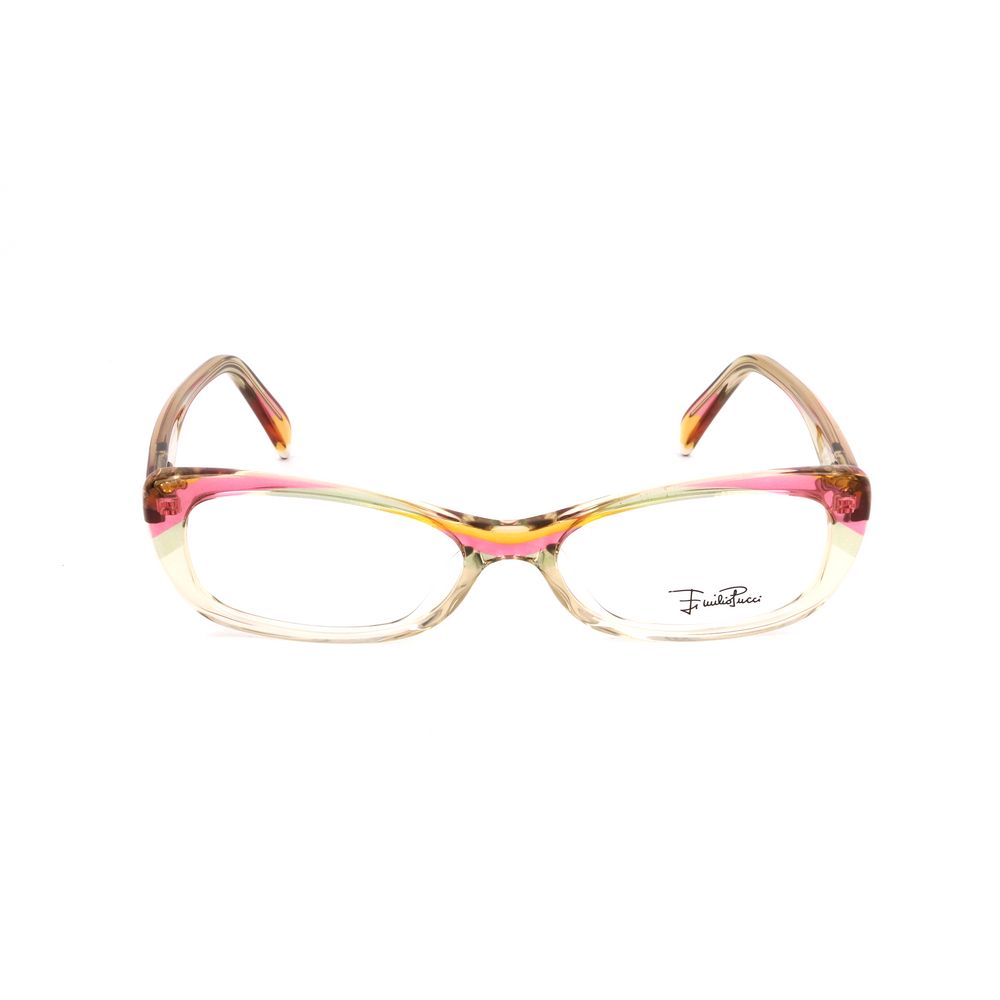 Emilio Pucci Multicolor Plastic Glasses (Frames) - Luxe Marca