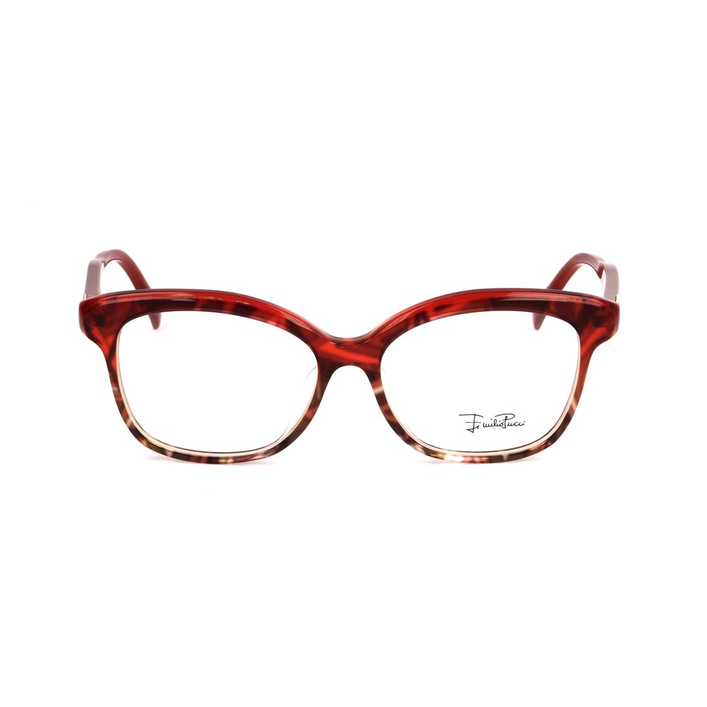Emilio Pucci Red Plastic Glasses (Frames) - Luxe Marca