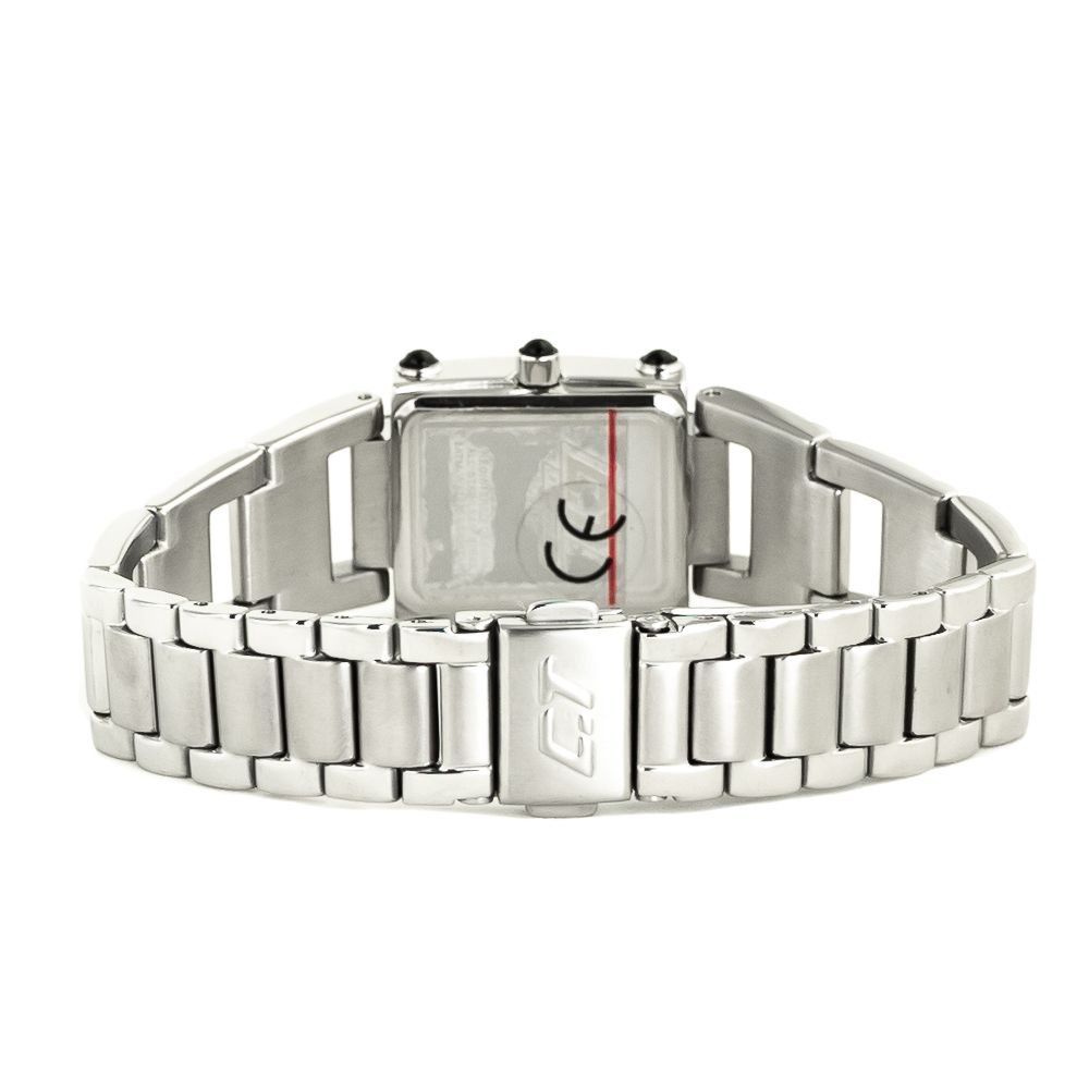 Chronotech Silver Stainless Steel Dress Watch